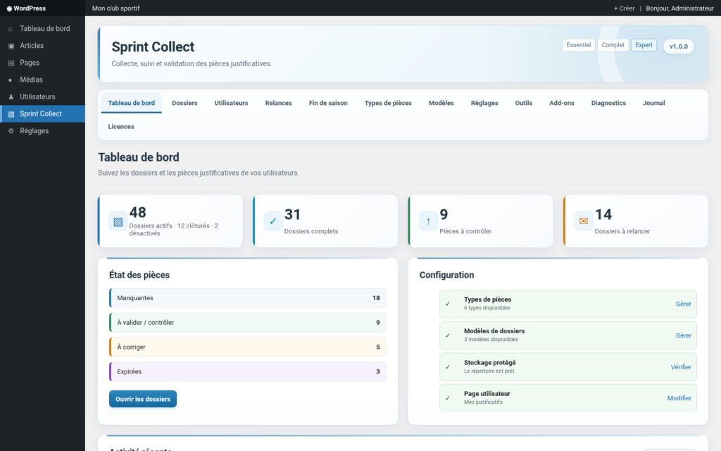 Illustration 1 — Documentation Sprint Collect Free + Pro 1.0.0