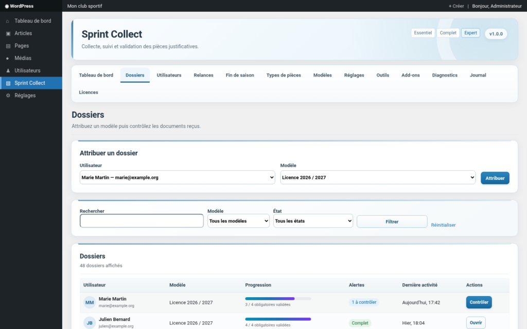 Illustration 4 — Documentation Sprint Collect Free + Pro 1.0.0