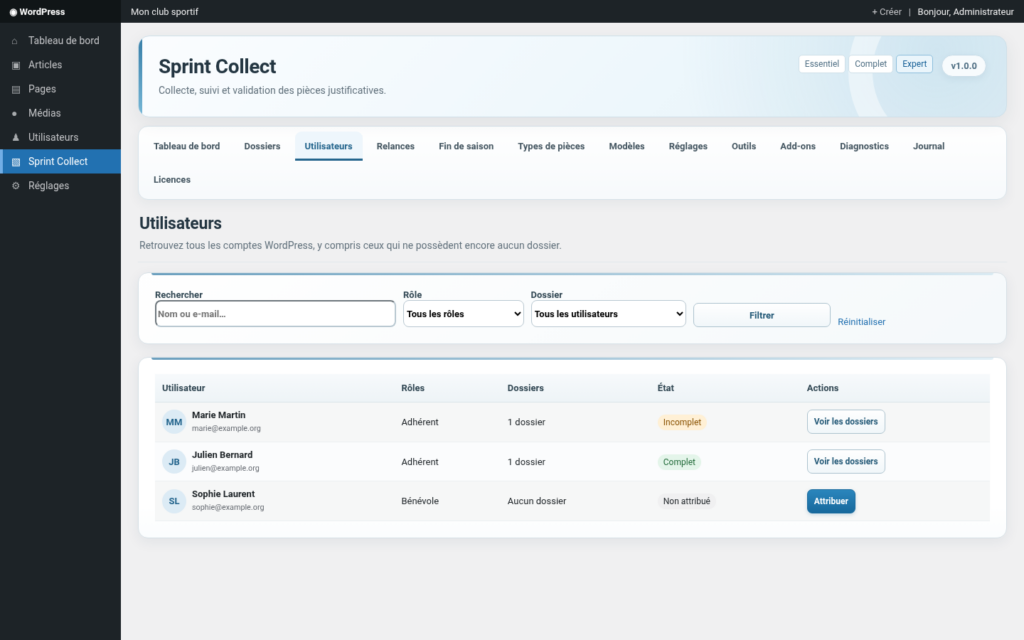 Illustration 6 — Documentation Sprint Collect Free + Pro 1.0.0