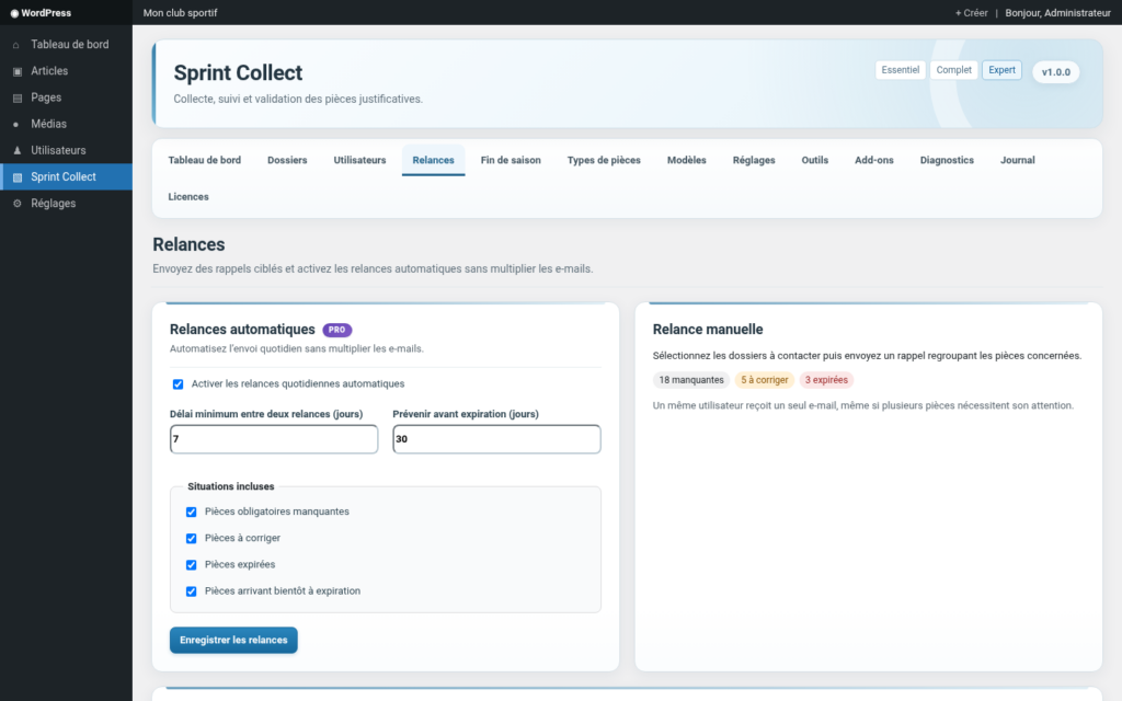 Illustration 8 — Documentation Sprint Collect Free + Pro 1.0.0