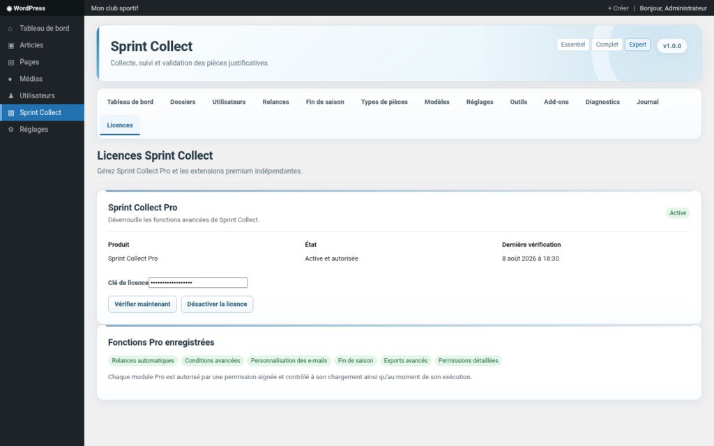 Illustration 13 — Documentation Sprint Collect Free + Pro 1.0.0